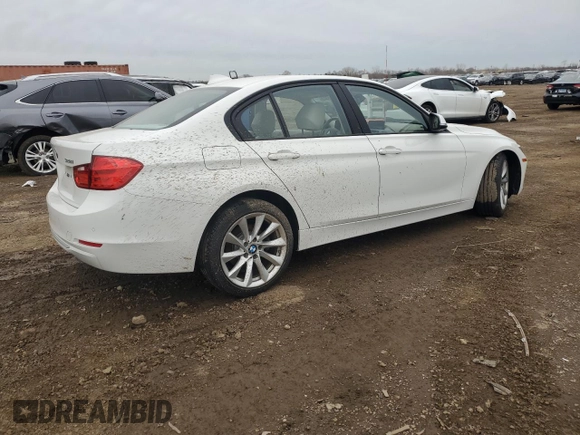 2013 BMW 3 Series 328i xDrive with VIN WBA3B3C57DJ898836, listed as a Copart auction lot 51483555 with 104,500 mi miles and Salvage Title. Bid and sale history available at carsss.com. Image 3.