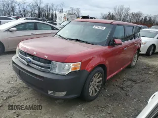 2012 Ford Flex SEL z VIN 2FMHK6CC7CBD19366, wystawiony jako Copart lot #87192204 z przebiegiem 148 765 mil mil oraz Czysty tytuł • Clean title. Historia ofert i sprzedaży dostępna na DreamBid. Obrazek 1.