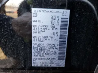 2024 Nissan Pathfinder SL with VIN 5N1DR3CC0RC223953, listed as a Copart auction lot 42926655 with 30,156 mi miles and Salvage Title. Bid and sale history available at carsss.com. Image 15.