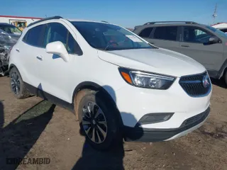 2021 Buick Encore Preferred with VIN KL4CJESM4MB371786, listed as a IAAI auction lot 41262590 with 75,560 mi miles. Bid and sale history available at carsss.com. Image 1.