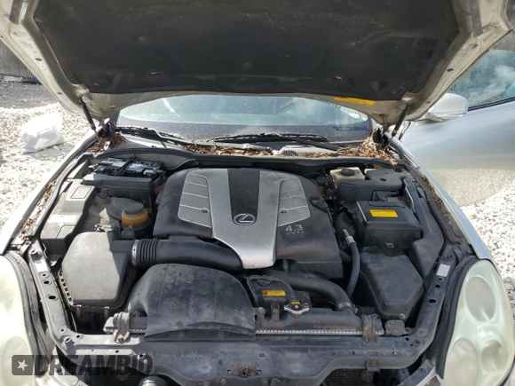 2004 Lexus SC 430 with VIN JTHFN48Y240051291, listed as a Copart auction lot 77631944 with 169,055 mi miles and Salvage Title. Bid and sale history available at DreamBid. Image 11.