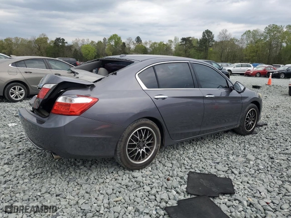2015 Honda Accord Sedan EX-L with VIN 1HGCR3F85FA004437, listed as a Copart auction lot 52372985 with 201,983 mi miles and Salvage Title. Bid and sale history available at carsss.com. Image 3.