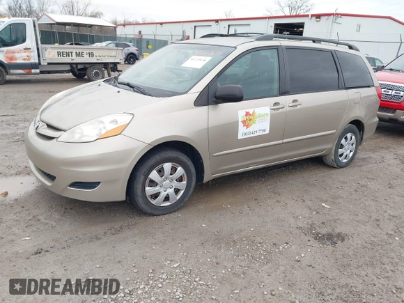 2007 Toyota Sienna CE with VIN 5TDZK23C57S022957, listed as a IAAI auction lot 41723136 with 201,290 mi miles and . Bid and sale history available at DreamBid. Image 2.