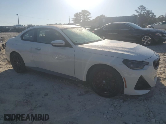 2022 BMW 2 Series 230i with VIN 3MW23CM01N8C54726, listed as a Copart auction lot 74346614 with 30,158 mi miles and Salvage Title. Bid and sale history available at carsss.com. Image 4.