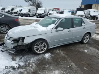 2008 Saab 9-5 with VIN YS3ED49G883512285, listed as a Copart auction lot 45300835 with 121,977 mi miles and Clean Title. Bid and sale history available at carsss.com. Image 1.