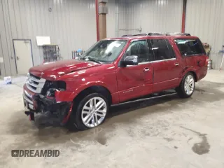 2015 Ford Expedition Max Platinum with VIN 1FMJK1MT9FEF17653, listed as a Copart auction lot 59364175 with 171,517 mi miles and Clean title. Bid and sale history available at DreamBid. Image 1.