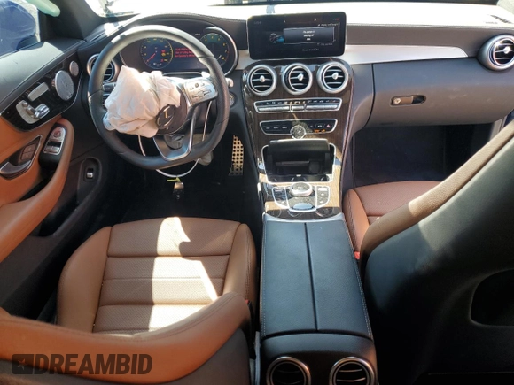 2023 Mercedes-Benz C 300 with VIN W1KWJ8DB3PG130931, listed as a Copart auction lot 73408804 with Not Provided miles and Salvage Title. Bid and sale history available at DreamBid. Image 8.
