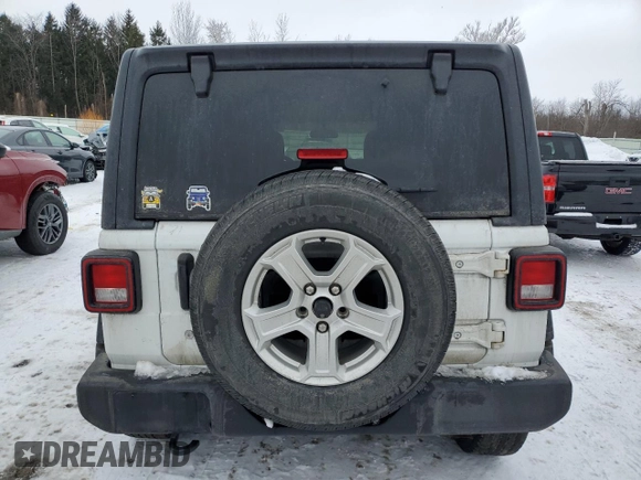 2020 Jeep Wrangler Unlimited Willys with VIN 1C4HJXDN3LW226422, listed as a Copart auction lot 52648335 with 103,097 mi miles and Salvage title. Bid and sale history available at DreamBid. Image 6.