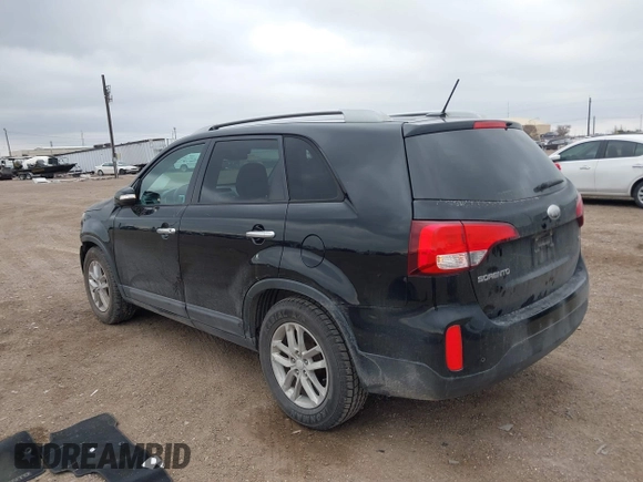 2014 Kia Sorento LX with VIN 5XYKT3A64EG483756, listed as a IAAI auction lot 41472374 with 118,660 mi miles. Bid and sale history available at carsss.com. Image 14.