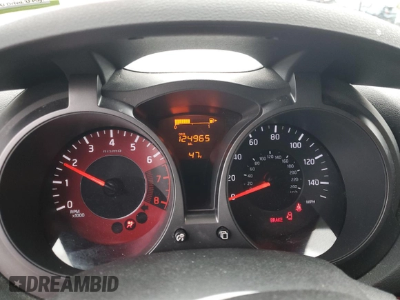 2017 Nissan Juke SL with VIN JN8AF5MR7HT700461, listed as a Copart auction lot 47531955 with 124,965 mi miles and Salvage Title. Bid and sale history available at carsss.com. Image 9.