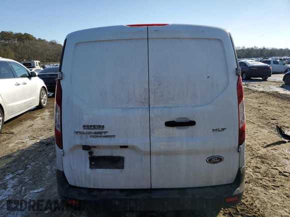 2015 Ford Transit Connect XLT with VIN NM0LS7F74F1189160, listed as a Copart auction lot 86095944 with 191,185 mi miles and Salvage title. Bid and sale history available at DreamBid. Image 6.