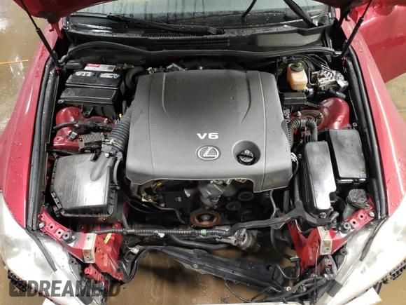 2006 Lexus IS 250 with VIN JTHCK262765001796, listed as a Copart auction lot 87960765 with 132,272 mi miles and Salvage Title. Bid and sale history available at DreamBid. Image 11.