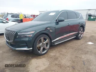 2023 Genesis GV80 with VIN KMUHBDSB8PU117571, listed as a IAAI auction lot 41902762 with 37,378 mi miles and . Bid and sale history available at DreamBid. Image 2.