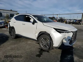 2022 Lexus NX 350h with VIN JTJAKCEZ0N2000242, listed as a Copart auction lot 47052765 with Not provided miles and Salvage title. Bid and sale history available at DreamBid. Image 4.