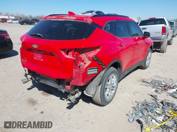 2022 Chevrolet Blazer LT с VIN 3GNKBCR42NS157028, выставлен на аукционе IAAI как лот 41807242 с пробегом 45 706 миль миль и . История ставок и продаж доступна на DreamBid. Изображение 4.
