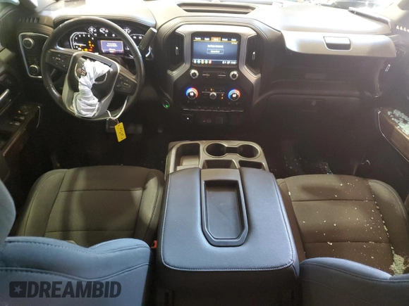 2021 GMC Sierra 1500 with VIN 1GT48ME7XMF253322, listed as a Copart auction lot 73474824 with 130,263 mi miles and Salvage Title. Bid and sale history available at DreamBid. Image 8.