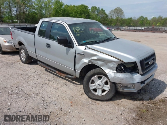 2005 Ford F-150 STX with VIN 1FTRX14W55FA69973, listed as a IAAI auction lot 42080948 with 250,000 mi miles and . Bid and sale history available at carsss.com. Image 1.