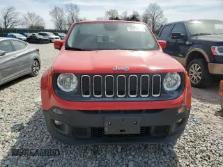 2017 Jeep Renegade Latitude with VIN ZACCJBBB6HPE38872, listed as a Copart auction lot 49325925 with 93,796 mi miles and Salvage Title. Bid and sale history available at carsss.com. Image 5.
