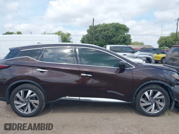 2020 Nissan Murano SL z VIN 5N1AZ2CJ5LN150831, wystawiony jako IAAI lot #42047857 z przebiegiem 56 783 mil mil oraz . Historia ofert i sprzedaży dostępna na DreamBid. Obrazek 13.