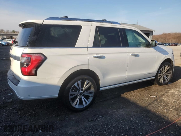 2020 Ford Expedition Platinum with VIN 1FMJU1MT8LEA63613, listed as a Copart auction lot 80118654 with 48,364 mi miles and Salvage Title. Bid and sale history available at carsss.com. Image 3.