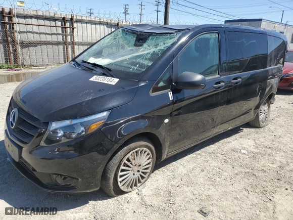 2018 Mercedes-Benz Metris Passenger Van with VIN WD4PG2EE2J3363674, listed as a Copart auction lot 50236184 with 0 mi miles and Salvage Title. Bid and sale history available at carsss.com. Image 1.