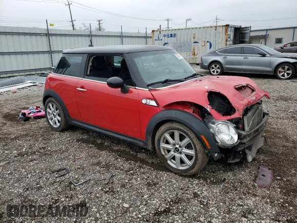 2012 MINI Hardtop S with VIN WMWSV3C59CT385254, listed as a Copart auction lot 52675675 with 76,250 mi miles and Salvage Title. Bid and sale history available at DreamBid. Image 4.