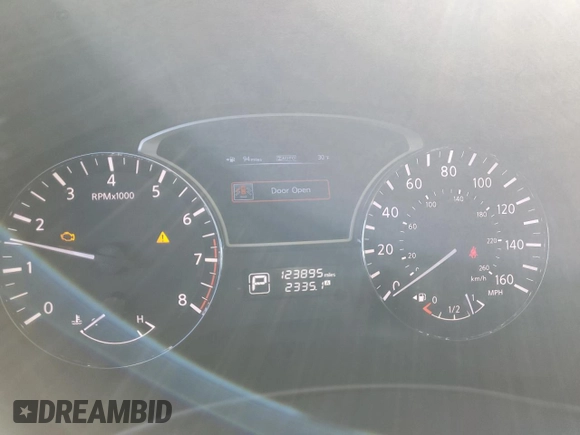 2013 Nissan Pathfinder SV with VIN 5N1AR2MM8DC670060, listed as a Copart auction lot 43708325 with 123,895 mi miles and Salvage Title. Bid and sale history available at carsss.com. Image 9.