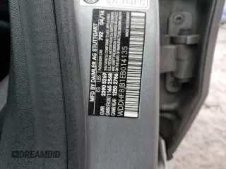 2014 Mercedes-Benz E 350 Luxury with VIN WDDHF8JB1EB014135, listed as a Copart auction lot 56395215 with Not provided miles and Salvage title. Bid and sale history available at DreamBid. Image 12.