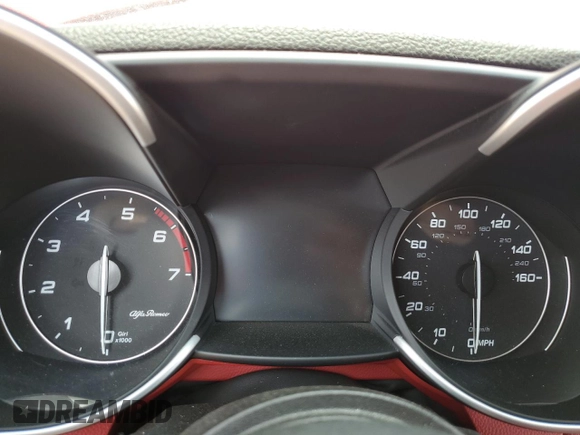 2020 Alfa Romeo Giulia with VIN ZARFAMAN7L7638353, listed as a Copart auction lot 54167255 with Not provided miles and Salvage title. Bid and sale history available at DreamBid. Image 9.