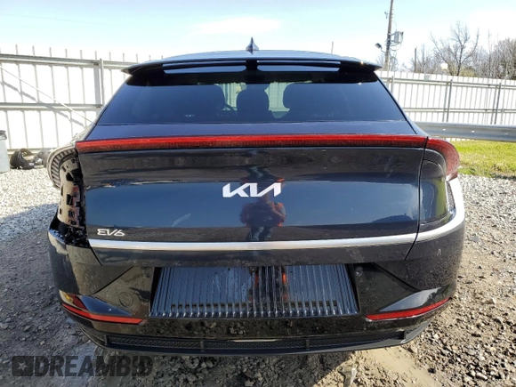 2023 Kia EV6 Wind with VIN KNDC34LA8P5127849, listed as a Copart auction lot 49097495 with 28,875 mi miles and Salvage Title. Bid and sale history available at carsss.com. Image 6.