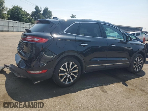 2019 Lincoln MKC Reserve with VIN 5LMCJ3C97KUL21835, listed as a Copart auction lot 60448605 with 46,193 mi miles and Salvage title. Bid and sale history available at DreamBid. Image 3.