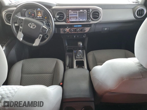2021 Toyota Tacoma 4WD SR with VIN 3TYCZ5AN3MT028022, listed as a Copart auction lot 54816665 with 36,204 mi miles and Salvage Title. Bid and sale history available at carsss.com. Image 8.