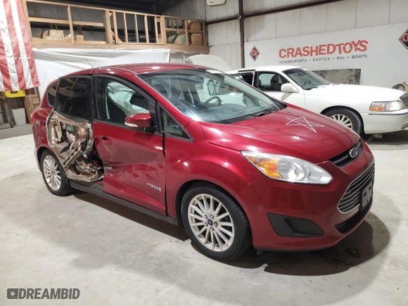 2013 Ford C-Max Hybrid SE with VIN 1FADP5AUXDL547623, listed as a Copart auction lot 42004035 with 120,677 mi miles and Salvage Title. Bid and sale history available at carsss.com. Image 4.