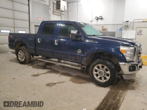 2011 Ford F-350 XL with VIN 1FT8W3BT5BEC40998, listed as a Copart auction lot 44149395 with 147,638 mi miles and Salvage Title. Bid and sale history available at DreamBid. Image 4.