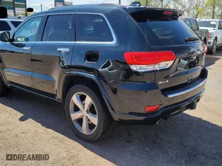 2014 Jeep Grand Cherokee Overland with VIN 1C4RJFCT7EC187319, listed as a Copart auction lot 53850035 with 98,314 mi miles and Clean Title. Bid and sale history available at carsss.com. Image 3.