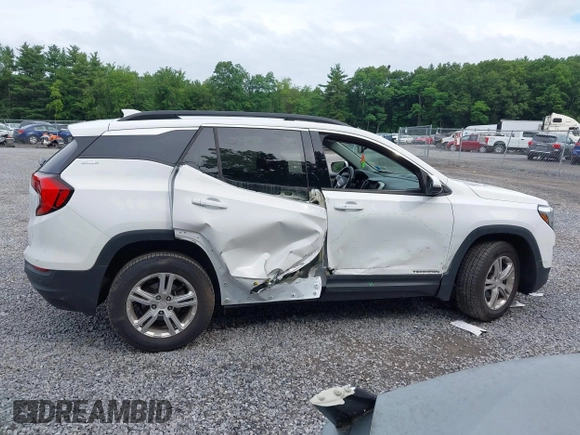 2019 GMC Terrain SLE z VIN 3GKALTEV3KL334650, wystawiony jako IAAI lot #42676507 z przebiegiem 74 280 mil mil oraz . Historia ofert i sprzedaży dostępna na DreamBid. Obrazek 13.