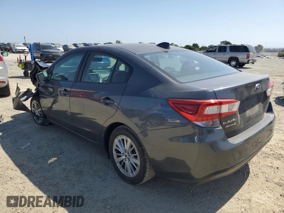 2018 Subaru Impreza Premium with VIN 4S3GKAD68J3615361, listed as a Copart auction lot 59400545 with 62,426 mi miles and Salvage title. Bid and sale history available at DreamBid. Image 2.