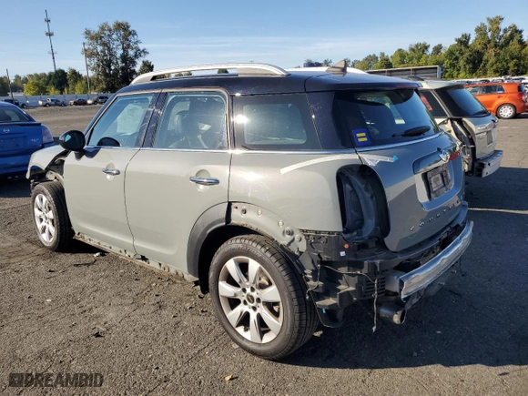 2017 MINI Countryman Cooper with VIN WMZYS7C34H3B63100, listed as a Copart auction lot 74040954 with 49,060 mi miles and Salvage Title. Bid and sale history available at carsss.com. Image 2.