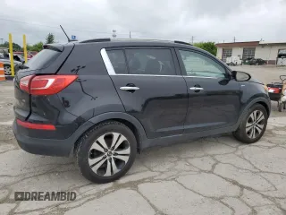 2013 Kia Sportage EX with VIN KNDPCCA20D7367081, listed as a Copart auction lot 57668845 with 116,137 mi miles and Salvage title. Bid and sale history available at DreamBid. Image 3.