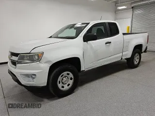 2018 Chevrolet Colorado 2WD Work Truck z VIN 1GCHSBEA3J1200666, wystawiony jako Copart lot #60032465 z przebiegiem 109 256 mil mil oraz Czysty tytuł • Clean title. Historia ofert i sprzedaży dostępna na DreamBid. Obrazek 1.