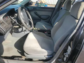 2001 Honda Civic DX with VIN 2HGES16271H566802, listed as a Copart auction lot 43362825 with 238,734 mi miles and Clean Title. Bid and sale history available at carsss.com. Image 7.