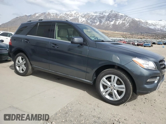 2013 Mercedes-Benz M ML 350 with VIN 4JGDA5HB0DA265675, listed as a Copart auction lot 45661555 with 108,947 mi miles and Salvage Title. Bid and sale history available at carsss.com. Image 4.