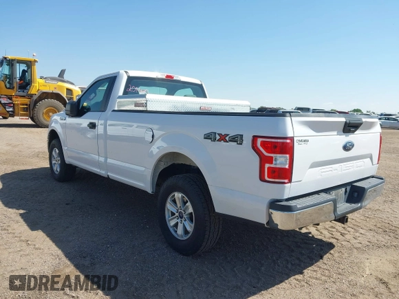 2019 Ford F-150 XL with VIN 1FTMF1EB1KKF02684, listed as a IAAI auction lot 42320140 with 185,189 mi miles and . Bid and sale history available at DreamBid. Image 3.