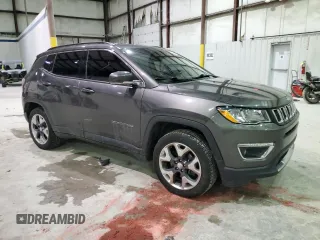 2020 Jeep Compass Limited with VIN 3C4NJDCB1LT145143, listed as a Copart auction lot 84687624 with 87,846 mi miles and Salvage Title. Bid and sale history available at carsss.com. Image 4.