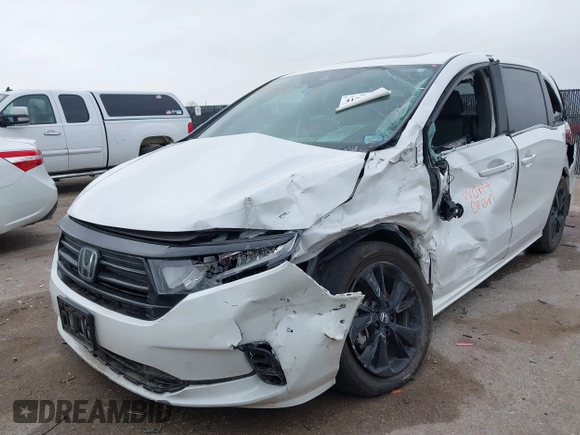 2024 Honda Odyssey Sport with VIN 5FNRL6H72RB008862, listed as a IAAI auction lot 41707301 with Not Provided miles and . Bid and sale history available at DreamBid. Image 6.