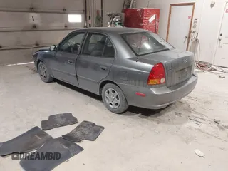 2004 Hyundai Accent GL with VIN KMHCG45C44U528783, listed as a IAAI auction lot 41535104 with 1 mi miles. Bid and sale history available at carsss.com. Image 3.
