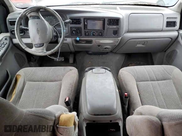 2001 Ford Excursion XLT с VIN 1FMNU41S11EB19130, выставлен на аукционе Copart как лот 83005724 с пробегом 306 688 миль миль и Чистый • Clean title. История ставок и продаж доступна на DreamBid. Изображение 8.