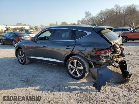 2021 Genesis GV80 with VIN KMUHCESC3MU060848, listed as a Copart auction lot 50980675 with 64,684 mi miles and Salvage title. Bid and sale history available at DreamBid. Image 2.