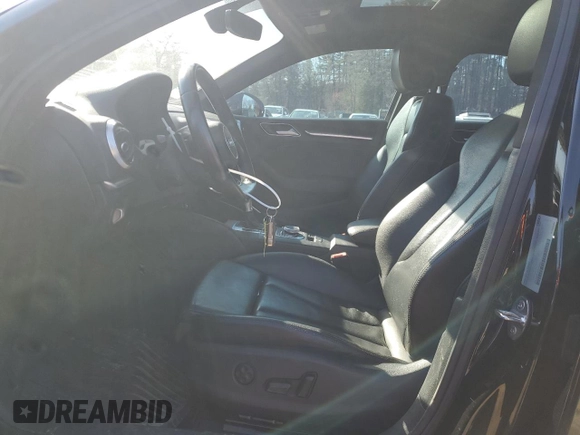2017 Audi A3 Premium Plus with VIN WAUJ8GFF1H1026563, listed as a Copart auction lot 48222885 with 114,543 mi miles and Salvage Title. Bid and sale history available at DreamBid. Image 7.