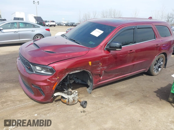 2021 Dodge Durango R/T z VIN 1C4SDJCT9MC848827, wystawiony jako IAAI lot #41910596 z przebiegiem 56 474 mil mil oraz . Historia ofert i sprzedaży dostępna na DreamBid. Obrazek 2.